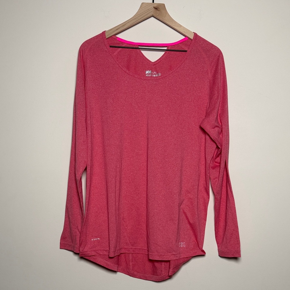 Helly Hansen Women’s X-Cool Pink Active Long Sleeve Size Extra Large
